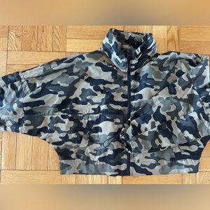 Zara Camo Print, Cropped Coat